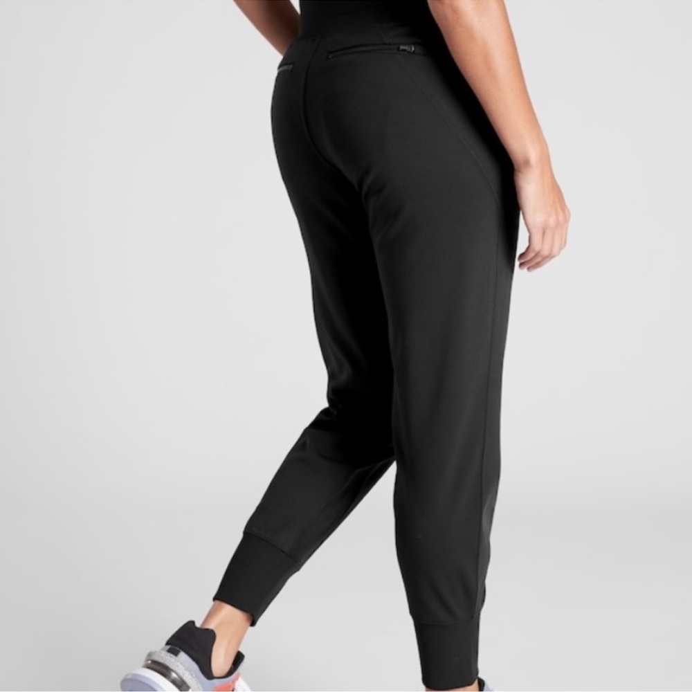 Athleta Black Track Pants - Picture 2 of 10